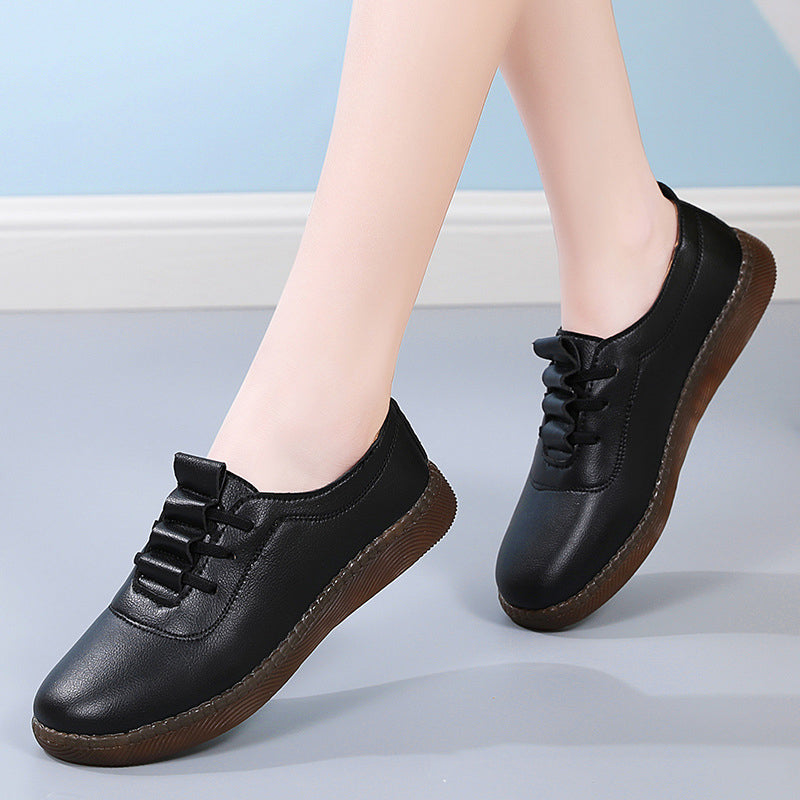 Oxfords pour femmes Chaussures en cuir souple