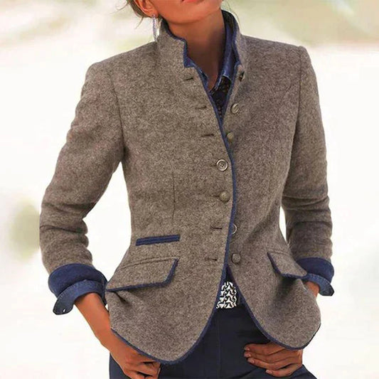 Vêtements d'extérieur élégants et simples pour femmes