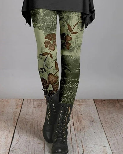 Leggings rétro style ethnique