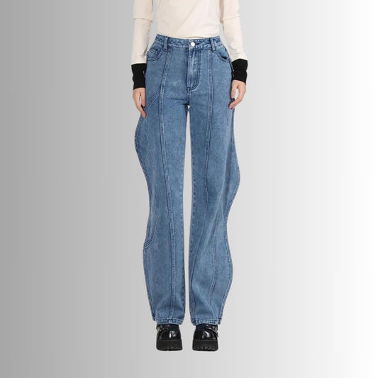 Pantalon à plis tendance pour femmes