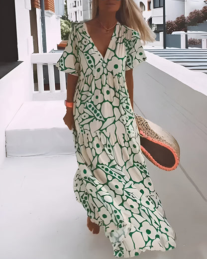 Robe longue légère à la coupe fluide pour les occasions spéciales