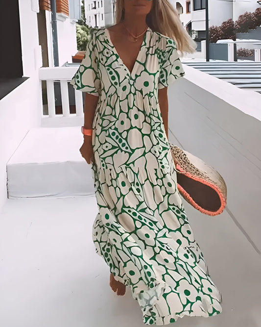 Robe longue légère à la coupe fluide pour les occasions spéciales