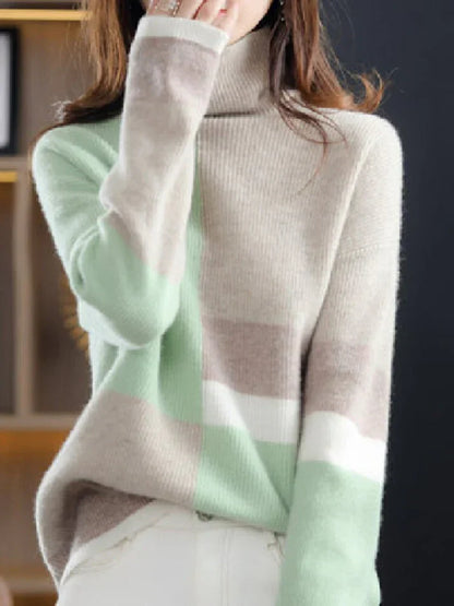Riley - pull à col roulé classique pour femme