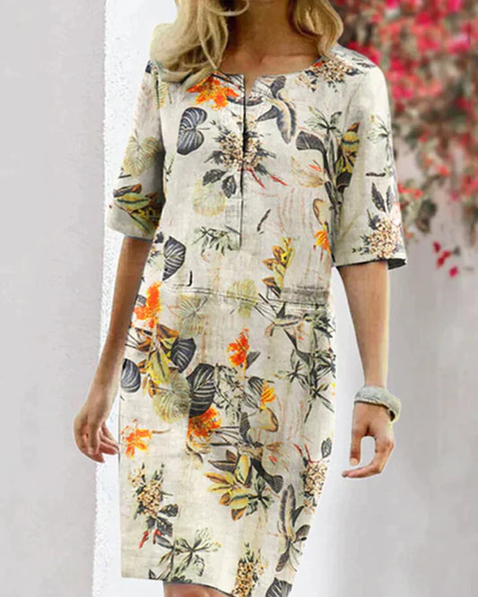 Julia - Robe d'été à l'imprimé élégant