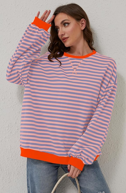Carminan | Pulls confortables à manches longues pour femmes | Surdimensionné