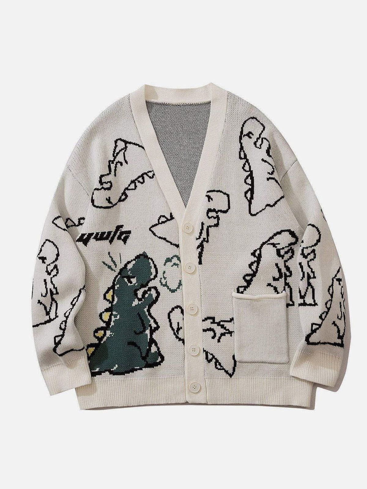 Yente - Cardigan avec imprimé dino