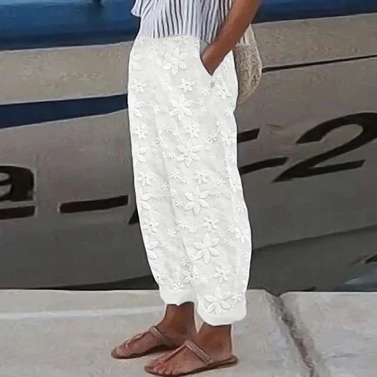 Pantalon uni pour dames