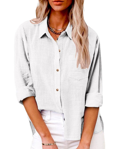 Elisa | Blouse à manches longues pratique et élégante