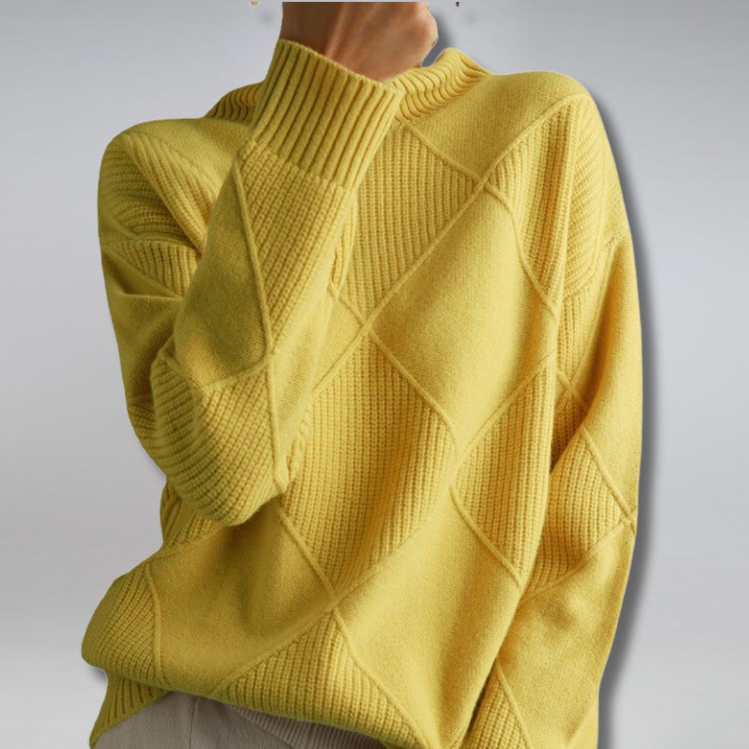 Adeliaya | Pull à col roulé confortable pour femme | Chaud