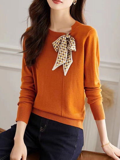 Virma Sweater | Pull à nouer sur l'écharpe pour femmes