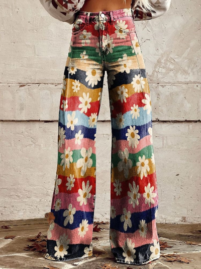 Kathy - Pantalon à motif chic pour femmes