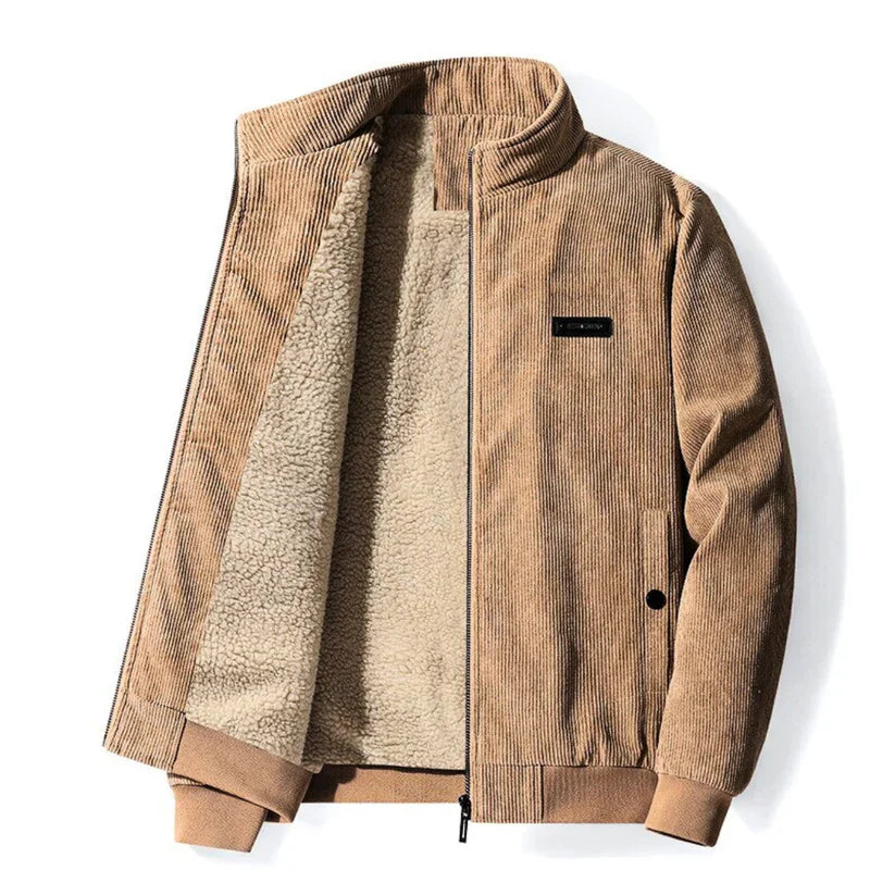 Justin - veste rétro en velours côtelé