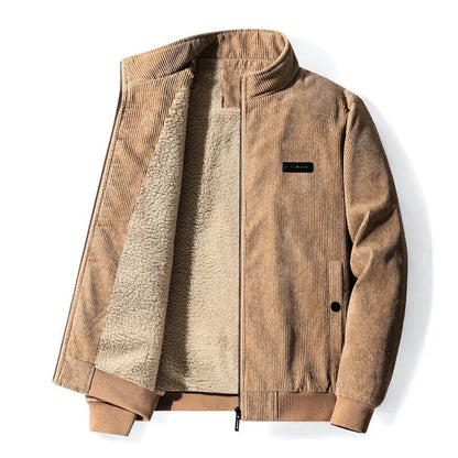 Justin - veste rétro en velours côtelé