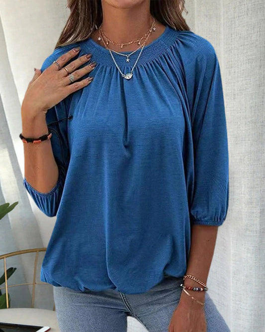 Yadira Blouse | Chemisier à col rond pour femme