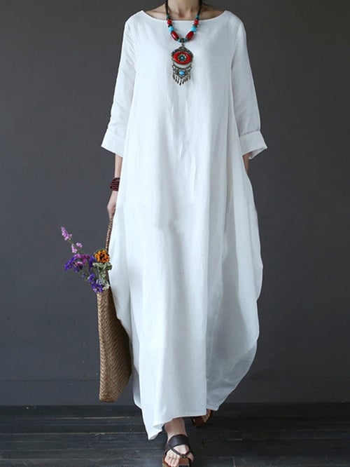 Robe ample pour femmes en grande taille