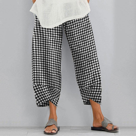 Nora - Pantalon en coton et lin