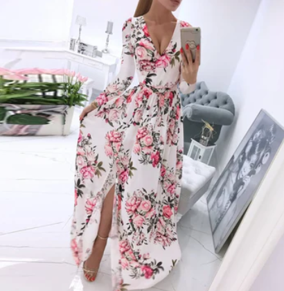 Catherine - Robe à manches longues