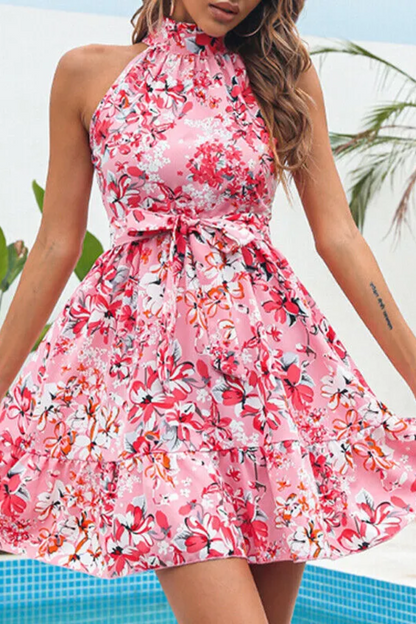 Flora | Robe dos nu fleurie pour femme