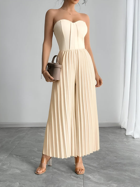 Camellia | Combinaison élégante pour femmes avec ceinture drapée romantique