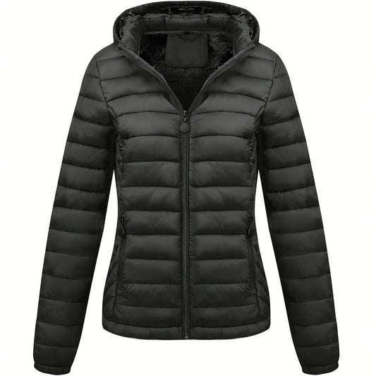 Lara | Veste à capuche matelassée