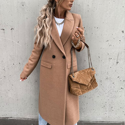 Manteau long avec boutons