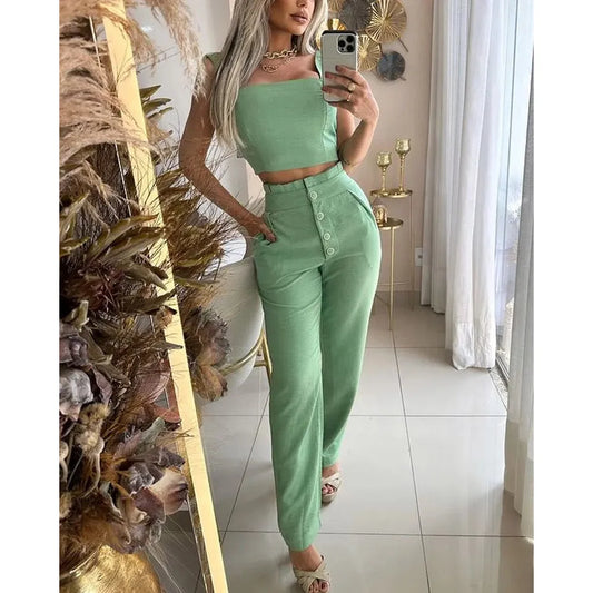 2 Piece Set - Casual - Polyester - Idéal pour un usage quotidien