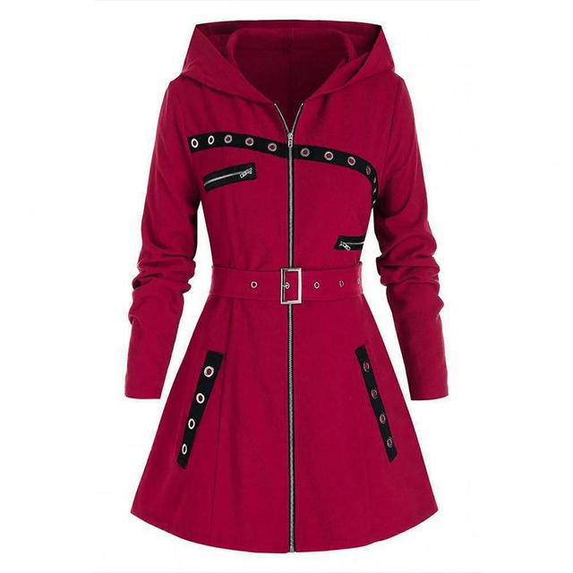 Alana Dress | Robe zippée à manches longues et à capuche
