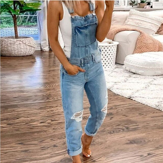 Jumpsuit élégant en denim - Bertha