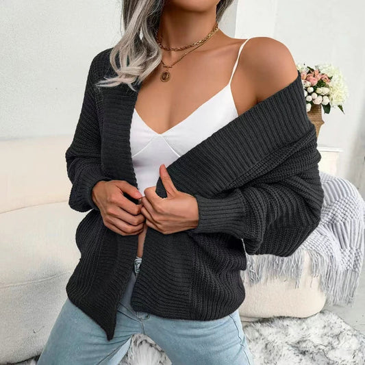 Gigi - Gilet Tricoté à Manches Longues pour Femmes