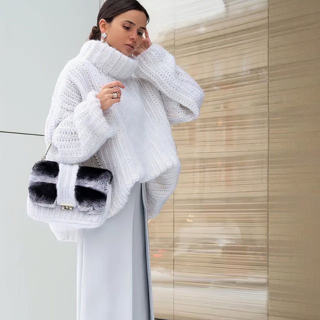 Pull moelleux en tricot - Brianna