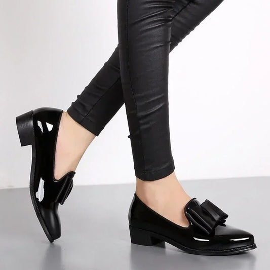 Unyke Loafers | Mocassins en cuir brillant pour femmes