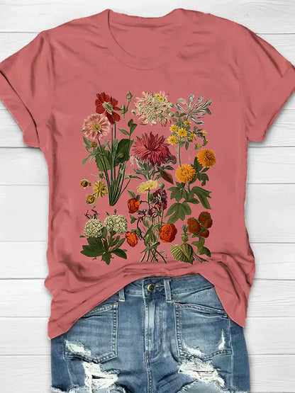 Yana | Vintage Floral T-shirt Retro Style for Casual Chic