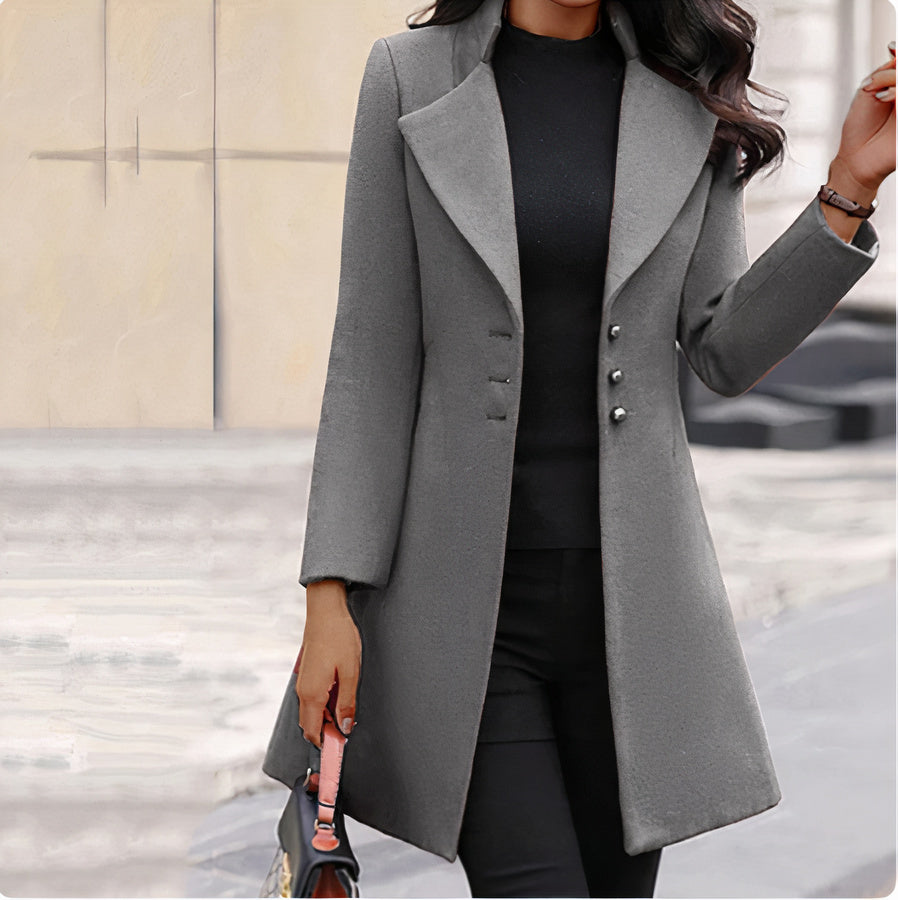 Carmella - élégant manteau d'hiver à une rangée