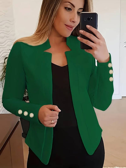 Emma - Blazer décontracté à manches longues et boutons