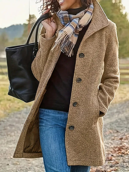 Noor | Manteau long à double boutonnage
