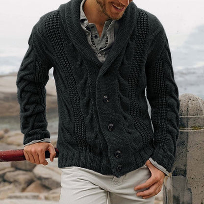 Matteo - Gilet chaud en laine tricotée