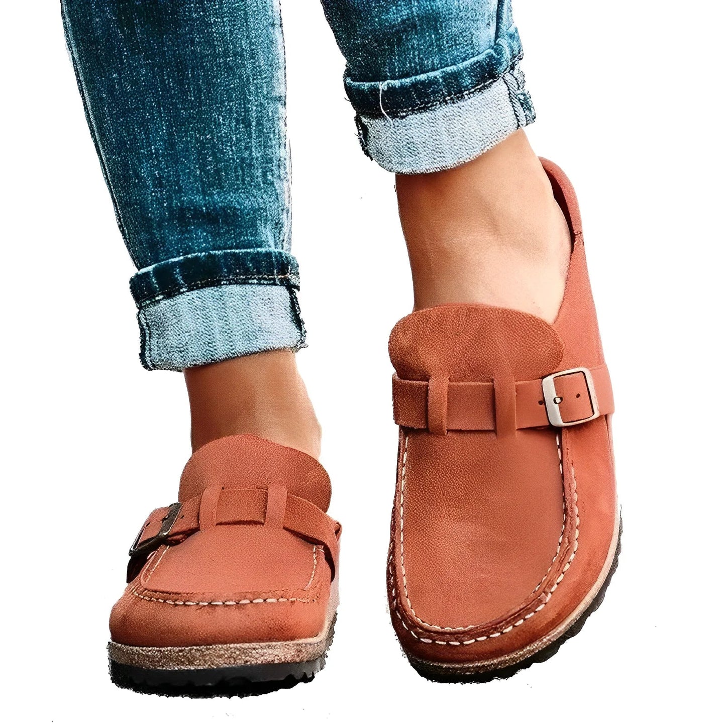 Luiz - sandales modernes en cuir de style vintage