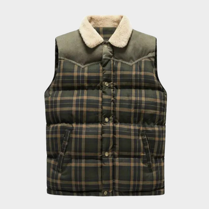 Victor - Bodywarmer classique à carreaux pour hommes
