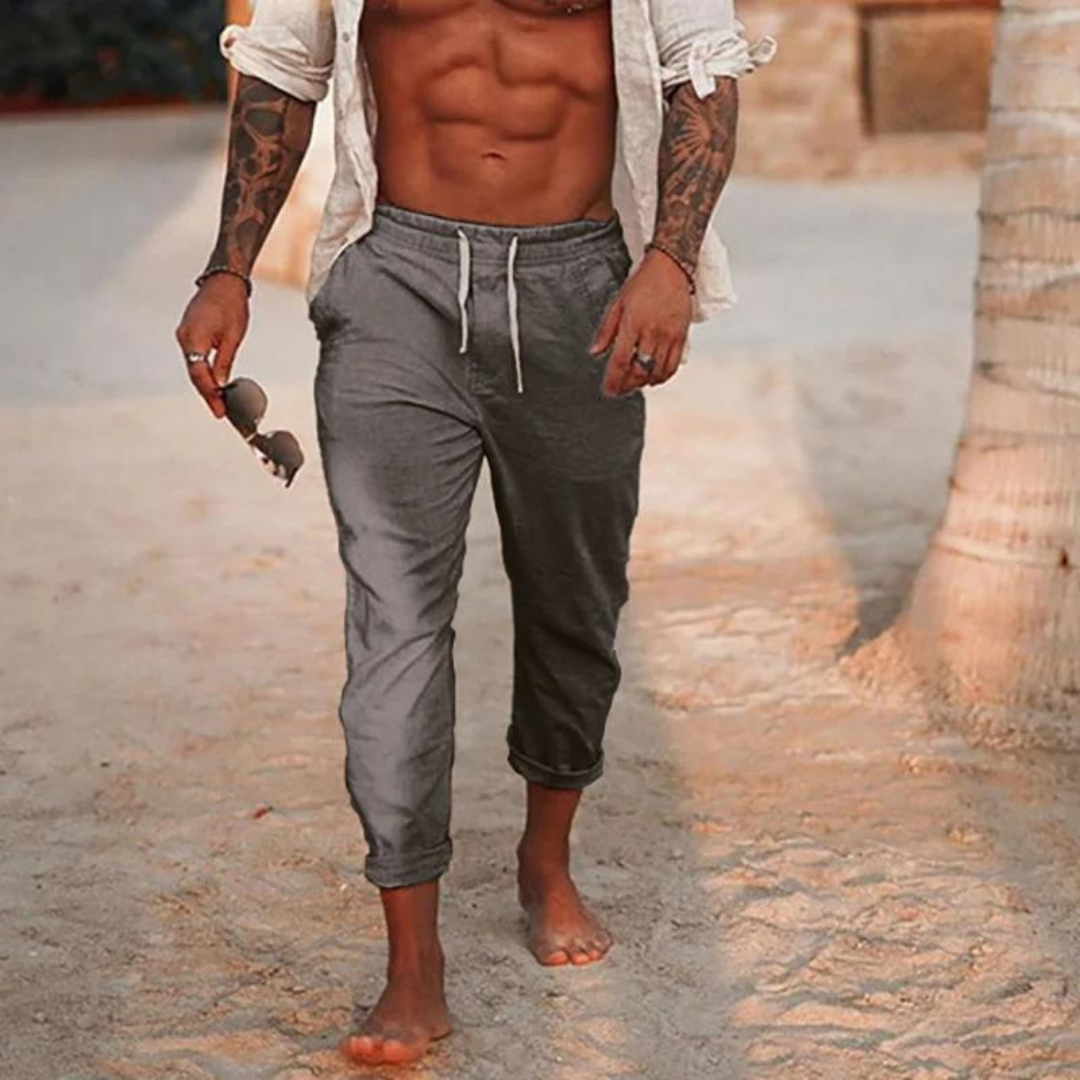 Peter - Pantalon en lin pour l'homme moderne