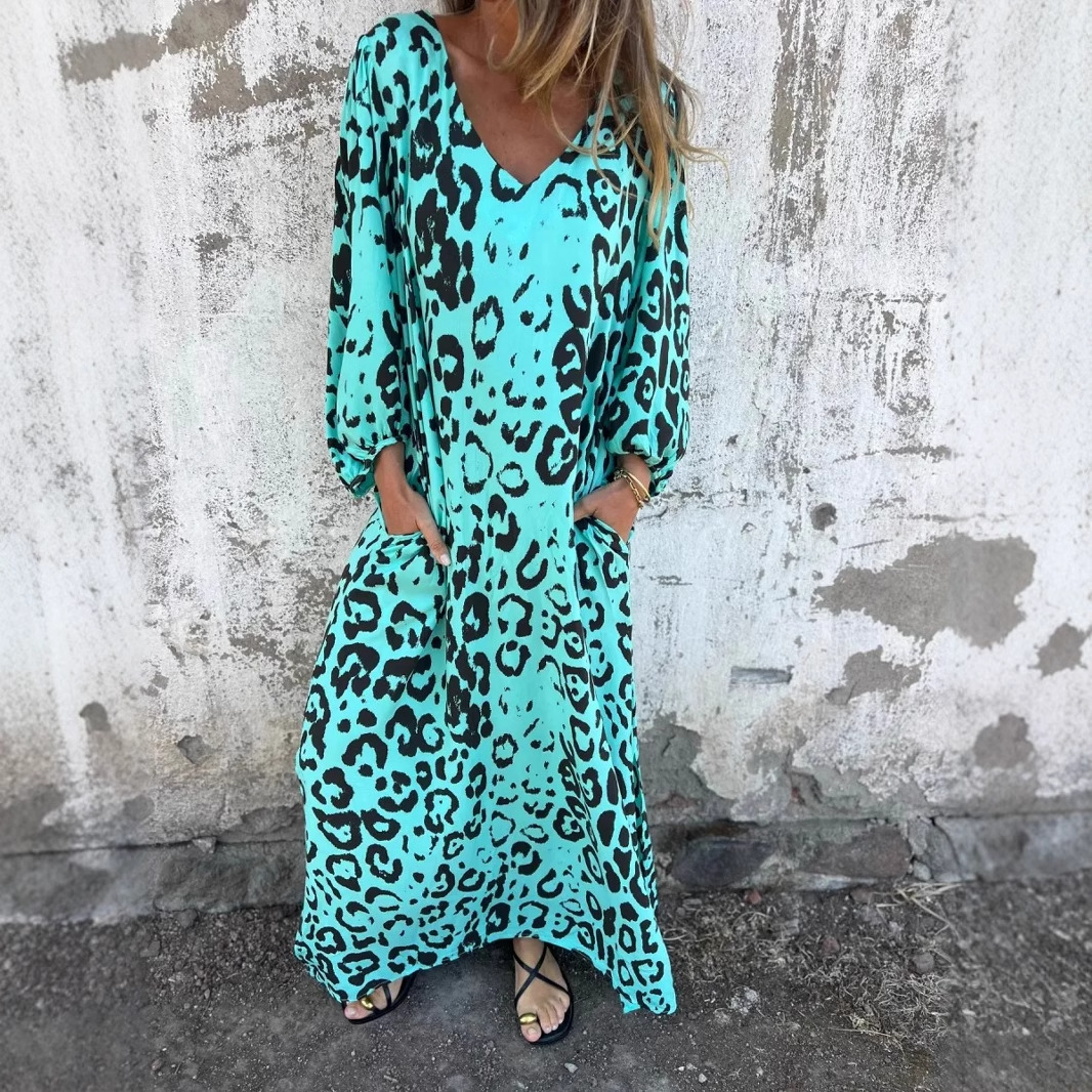 Robe imprimée léopard