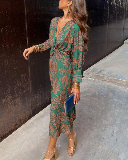 Robe élégante imprimée