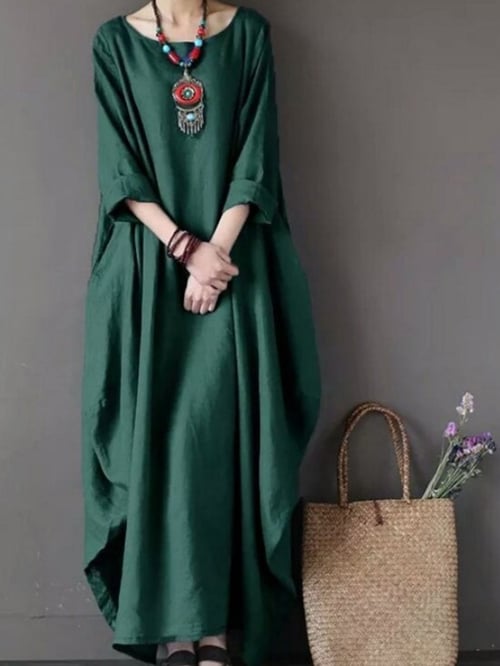 Robe ample pour femmes en grande taille
