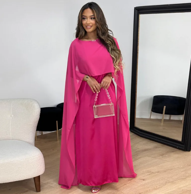 Ariana - Robes longues en satin pour femmes