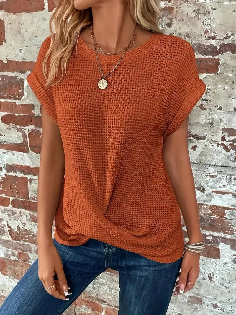 T-shirt en maille - Décontracté - Matière respirante - Parfait pour un usage quotidien