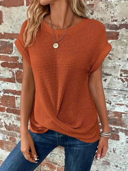 T-shirt en maille - Décontracté - Matière respirante - Parfait pour un usage quotidien