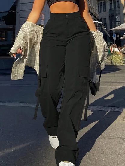 Tara - Pantalon cargo uni pour femme