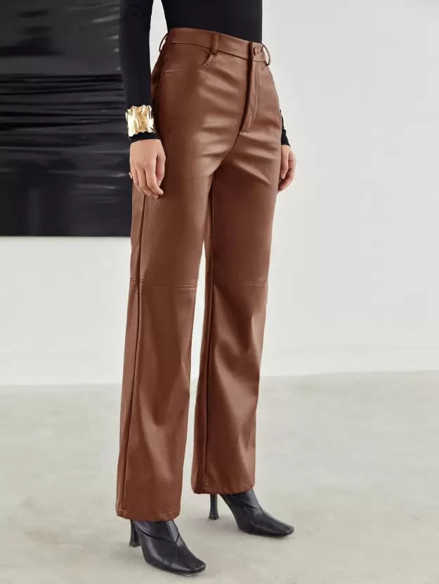 Pantalon en cuir pour femmes