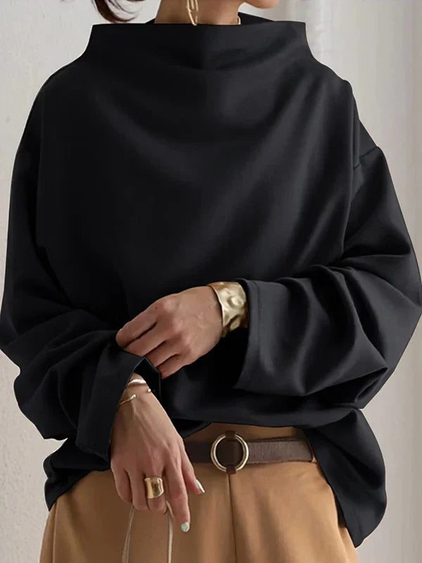 Ludmillan | Pull-over élégant pour femme | Noir