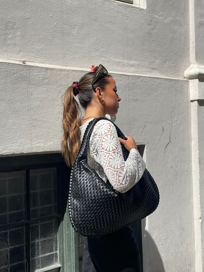 Aivee | Chic Sac à main tressé - Parfait pour toutes les occasions