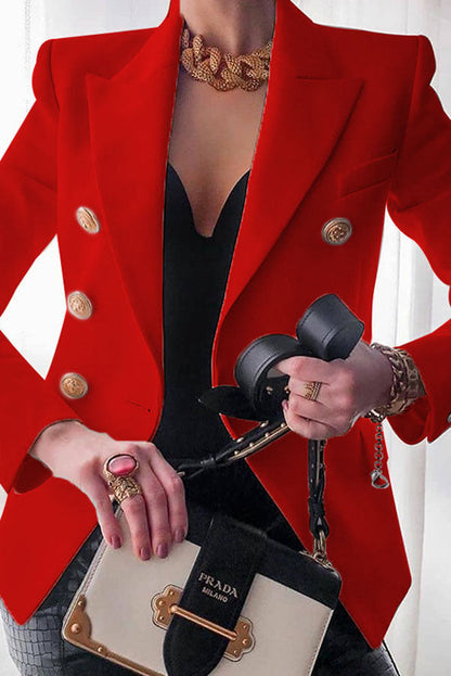 Wanya Blazer | Blazer à double boutonnage avec boutons dorés